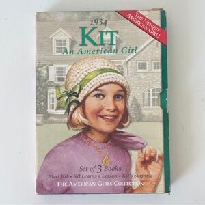 🇺🇸AMERICAN GIRL KITT KITTREDGE 1934 BOX SET OF 3 COLLECTION📚